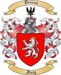 Desena Family Crest from Italy
