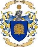 Desiderii Family Crest from Italy