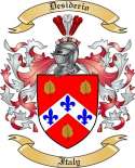 Desiderio Family Crest from Italy2