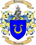 Detmann Family Crest from Germany