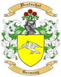 Deutschel Family Crest from Germany