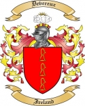 Devereux Family Crest from Ireland