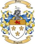 Devie Family Crest from England