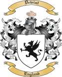 Dewint Family Crest from England