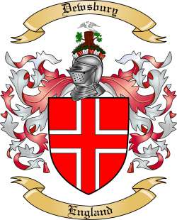 Dewsbury Family Crest from England