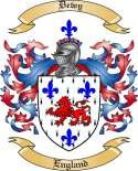 Dewy Family Crest from England2