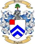 Dextare Family Crest from England