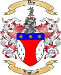 Dey Family Crest from England