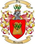 Dey Family Crest from Germany
