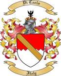 DiCarlo Family Crest from Italy