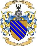 DiFrederico Family Crest from Italy