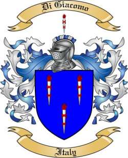 DiGiacomo Family Crest from Italy