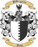 DiGregorio Family Crest from Italy