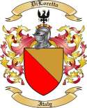 DiLoretta Family Crest from Italy