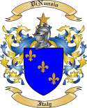 DiNunzio Family Crest from Italy
