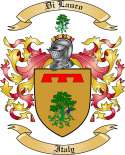 Di Lauro Family Crest from Italy