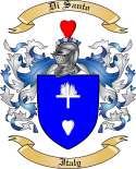 Di Santo Family Crest from Italy