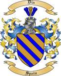 Dia Family Crest from Spain