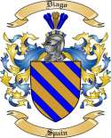 Diago Family Crest from Spain