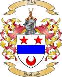 Dick Family Crest from Scotland