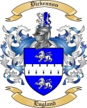 Dickenson Family Crest from England
