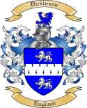 Dickinson Family Crest from England2