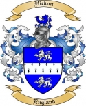 Dickon Family Crest from England
