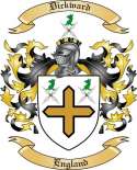 Dickward Family Crest from England