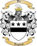 Die Family Crest from England