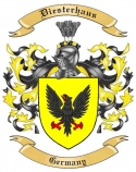 Diesterhaus Family Crest from Germany