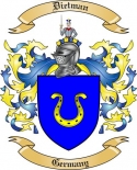Dietman Family Crest from Germany