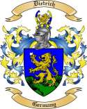 Dietrich Family Crest from Germany2