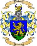 Dietsche Family Crest from Germany2