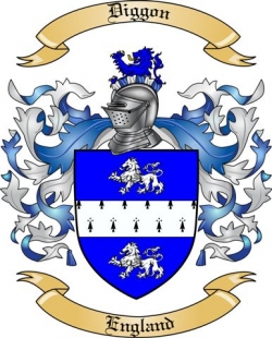 Diggon Family Crest from England