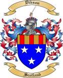 Dikson Family Crest from Scotland