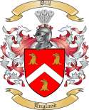 Dill Family Crest from England