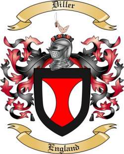 Diller Family Crest from England