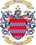 Dingain Family Crest from England