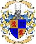 Dirkse Family Crest from Holland