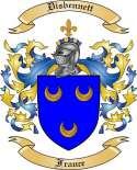Disbennett Family Crest from France