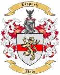 Disparti Family Crest from Italy