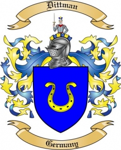 Dittman Family Crest from Germany