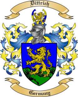 Dittrich Family Crest from Germany2