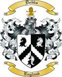 Dobbs Family Crest from England