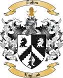 Dobes Family Crest from England