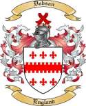 Dobsan Family Crest from England