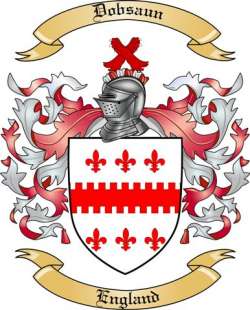 Dobsaun Family Crest from England