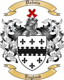 Dobsin Family Crest from England2