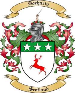Docharty Family Crest from Scotland