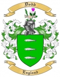 Dodd Family Crest from England